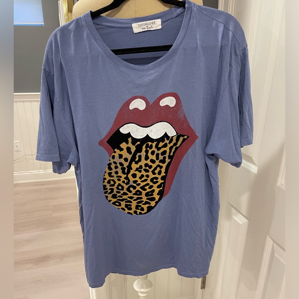 Free People Daydreamer Logo Leopard Print Tee - Picture 2 of 7